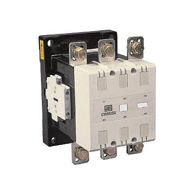 Contator Weg CWM250A-22 2NA+2NF 24 a 28VCA/VCC