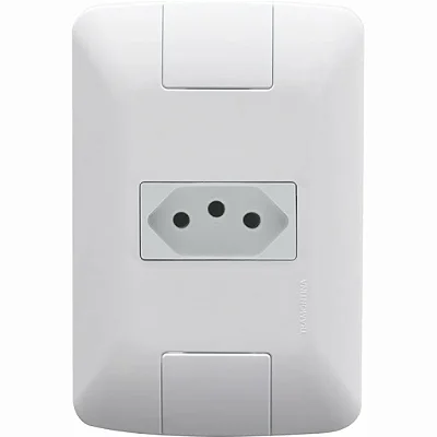 Conjunto Tomada 2P+T10A/250V Aria Branco 57241/010