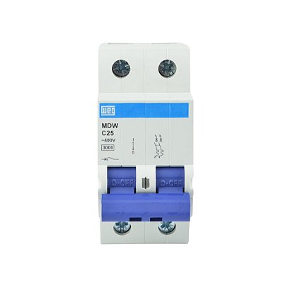 Disjuntor Bipolar Mdw-c 25A 5ka Weg