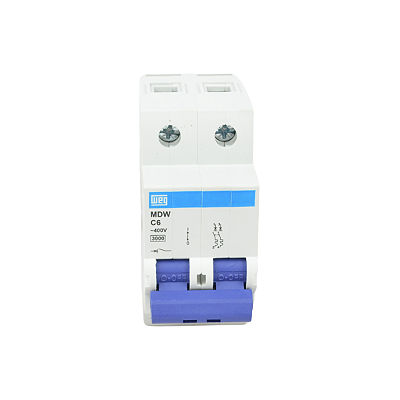 Disjuntor Bipolar Mdw-c 6A 5ka Weg