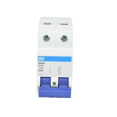 Disjuntor Bipolar Mdw-c/ mdwp 16A 5ka Weg