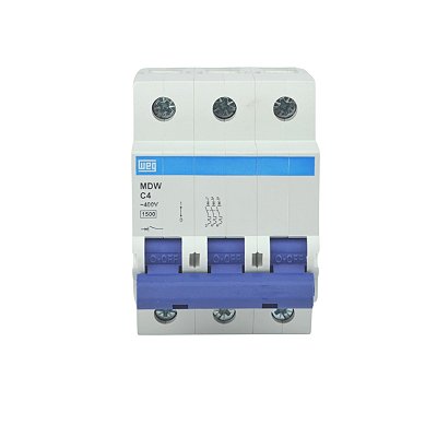 Disjuntor Tripolar Mdw-c 4A 5ka Weg