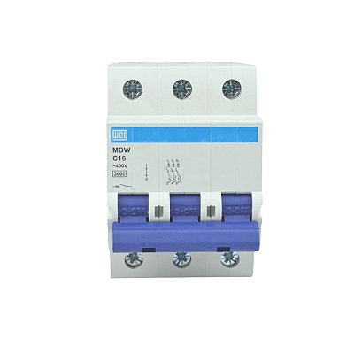 Disjuntor Tripolar Mdw-c/ MDWP 16A 5ka Weg