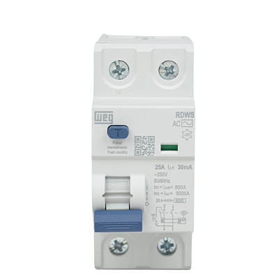 Interruptor DR Diferencial Residual Weg Bipolar 63A 30mA