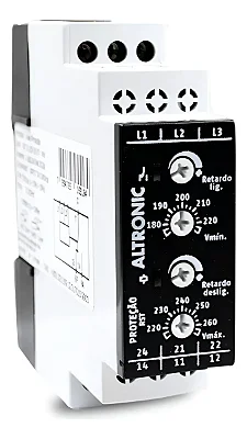 Rele de Tensao Trifasico Altronic  RTT21 220V