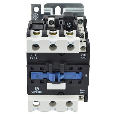 Contator Tripolar Importado  50A 1NA+1NF 220V