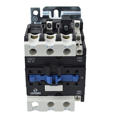 Contator Tripolar Importado 40A 1NA+1NF 220V