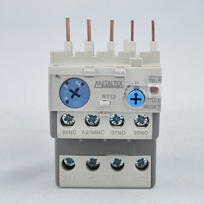 Relé Térmico Mini Contator  RT12 1,6 a  2,5A Metaltex