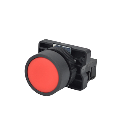 Botao de pulso Plastico Vermelho 22MM 1NF