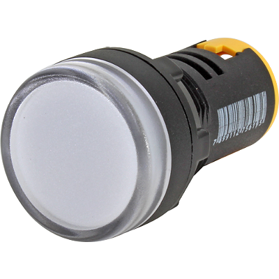 Sinaleiro Led 22MM Branco 24Vac/Vcc