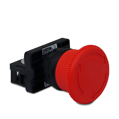 Botão de Emergência Plastico 22MM 1NF Gira P/Soltar