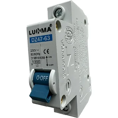 Disjuntor Monopolar 10A Lukma