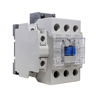 Contator CT32-322 B5 Tripolar 32A 24Vac  2NA+2NF - Metaltex