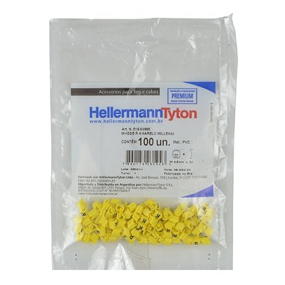 Anilha Hellermann MHG2/5 V Amarelo
