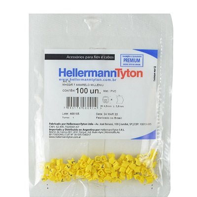 Anilha Hellermann MHG2/55 7 Amarelo
