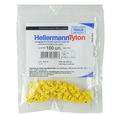 Anilha Hellermann MHG2/55 6 Amarelo