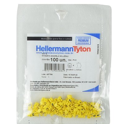 Anilha Hellermann MHG2/5 3 Amarelo