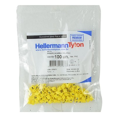 Anilha Hellermann MHG2/5 2 Amarelo