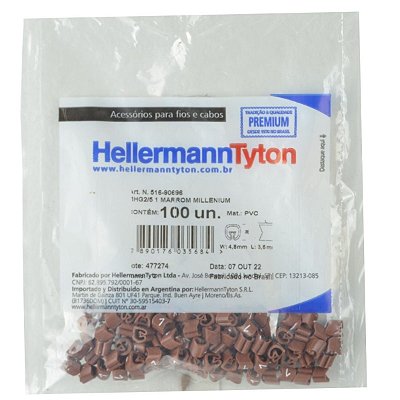 Anilha Hellermann MHG2/5 1 Marron
