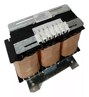Autotransformador trifasico  Entrada 380V / Entrada 220V 2,5kva IP00 S/Caixa