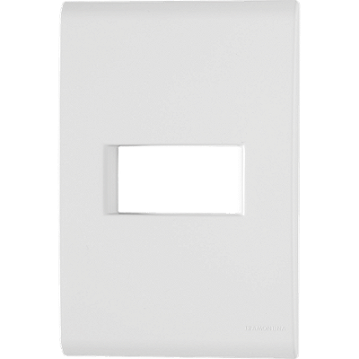 Tramont. Liz Placa 4x2 1Posto Horizontal Branca 57106/204