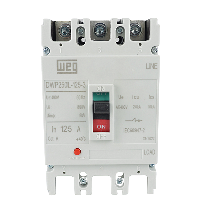 Disjuntor Caixa Moldada Weg  DWP250L 125A