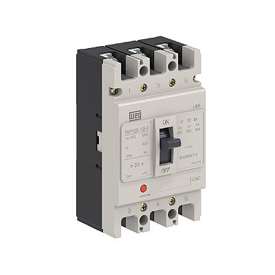 Disjuntor Caixa Moldada Weg  DWP125L 100A