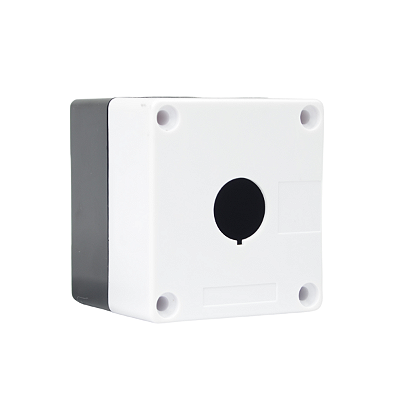 Caixa 1 Furo 22ømm- Sem Botao Vazia Tampa Cinza  Bx1/1