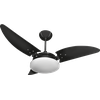 VENTILADOR NINA LED PRETO/PRETO 220V (1605) - VENTEX