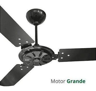 Ventilador De Teto Comercial Preto 127V Ventex