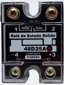 Loti Rele de estado sólido  25A  480V- 5/32Vdc