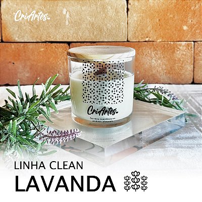 CLEAN | Vela aromática de Lavanda 180g