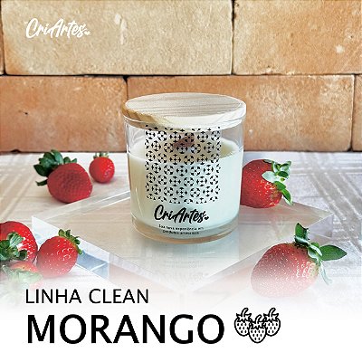 CLEAN | Vela aromática de Morango 180g