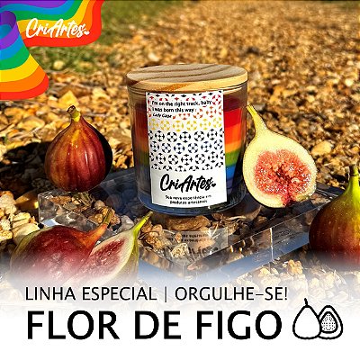 ORGULHE-SE! | Vela aromática de Flor de Figo 180g