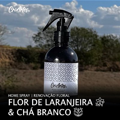 RENOVAÇÃO FLORAL | Home Spray de Flor de Laranjeira & Chá Branco 250ml