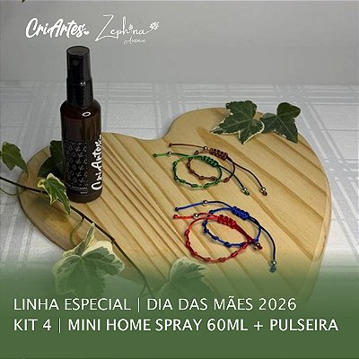 KIT 4 | Mini Home Spray 60ml + Pulseira