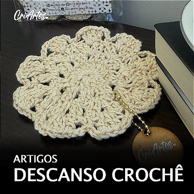 ARTIGOS | Descanso de vela em crochê