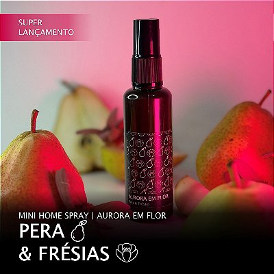 AURORA EM FLOR | Mini Home Spray de Pera & Frésias 60ml