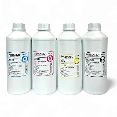 INKBANK - E850 - CORANTE - EPSON - KIT DE 4 CORES - 1L