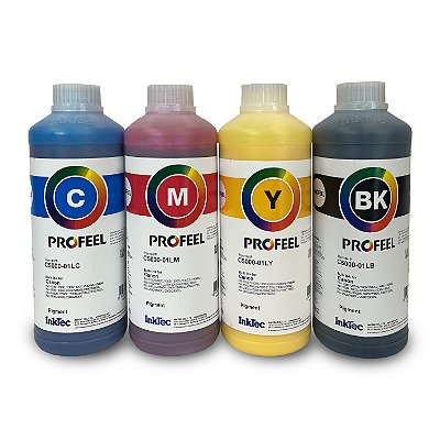 TINTA PROFEEL C5000 - PIGMENTADA - KIT DE 4 CORES - CANON - 1L
