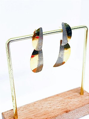 Brinco duas Meia Lua