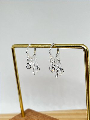 Brinco Clic Cadeado Chave ✨