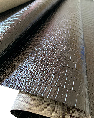 SINTETICO CROCODILO 0,80MM  MALHA - PRETO