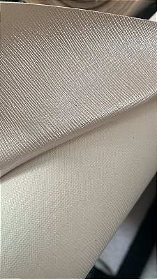 SINTETICO PRADA METALIZADO  FUNDO MALHA  0,8MM   - PEROLA