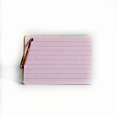 Flashcards Pautados