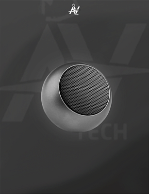 Mini Caixinha De Som De Metal Bluetooth Amplificada M3