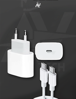 Kit Carregador Rápido 25W Lehmox – Tipo-C para Tipo-C