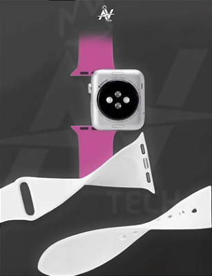 Pulseira Sport Silicone Lisa Para Smart watch