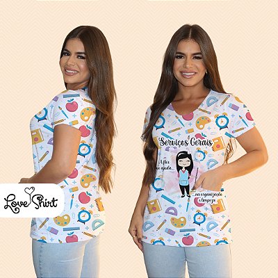 BATA COM BOLSO/SCRUB PROFISSÃO SERVIÇOS GERAIS BONECA FUNDO ESCOLAR