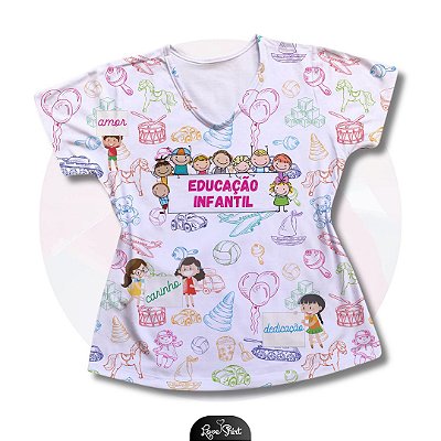T-SHIRT PROFISSÃO EDUCAÇÃO INFANTIL VARIADA 8